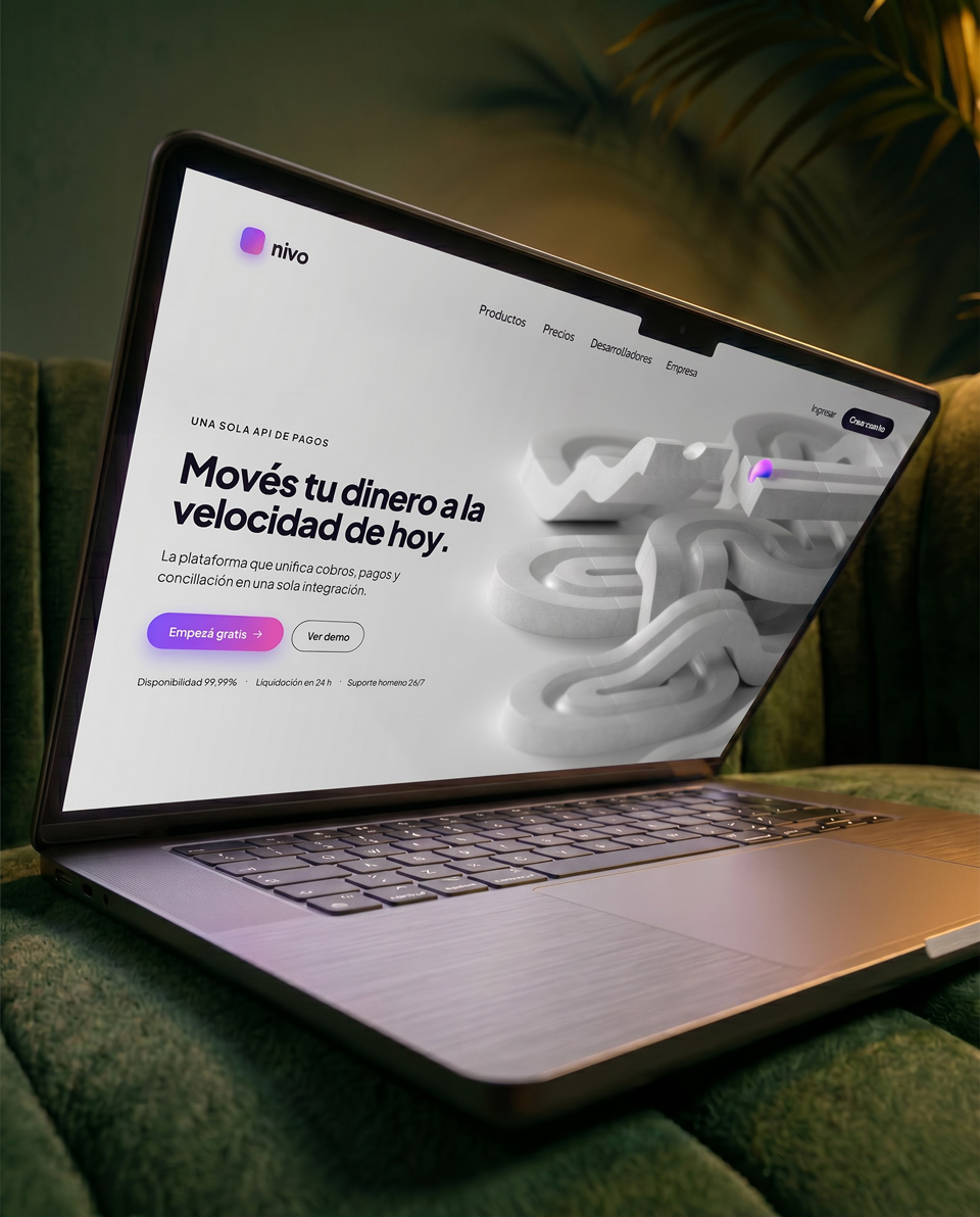Visuales para sitios web.